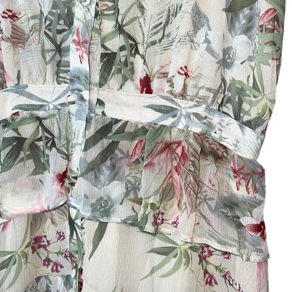 Chelsea & Violet floral Ruffled Dress, M, NWT - Picture 4 of 5